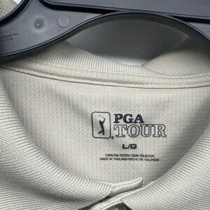 PGA Tour Beige Polo Shirt